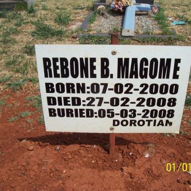 MAGOME Rebone B. 2000-2008