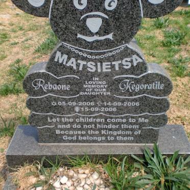 MATSIETSA Rebaone Kegoratile 2006-2006