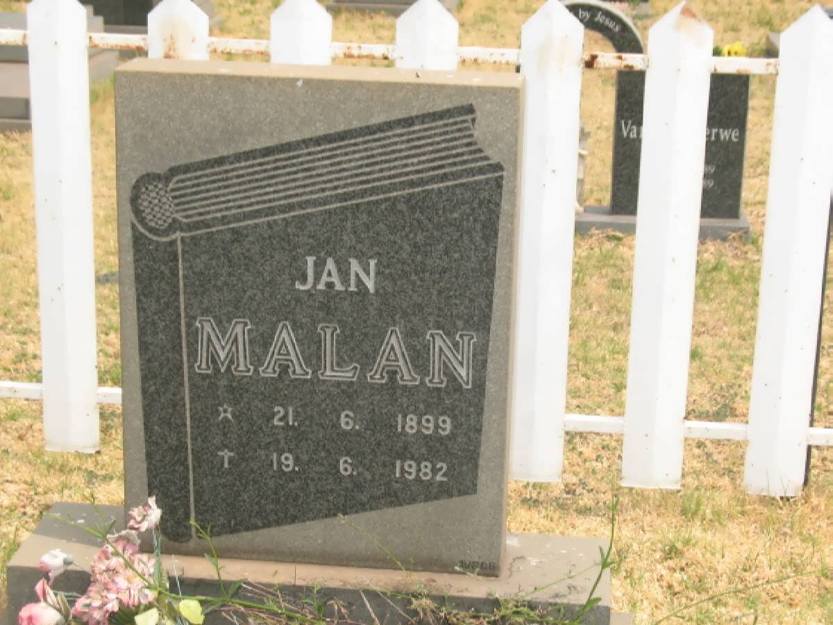 MALAN Jan 1899-1982