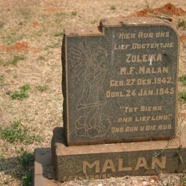 MALAN Zuleika M.F. 1942-1945