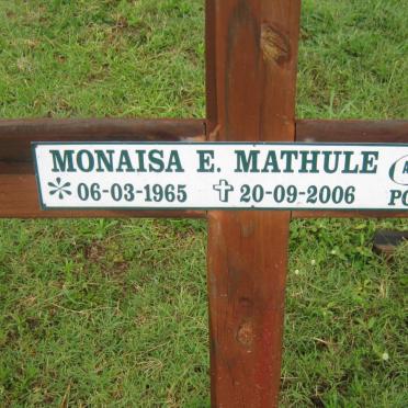 MATHULE Monaisa E. 1965-2006