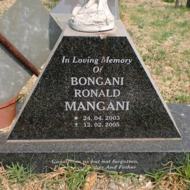 MANGANI Bongani Ronald 2003-2005