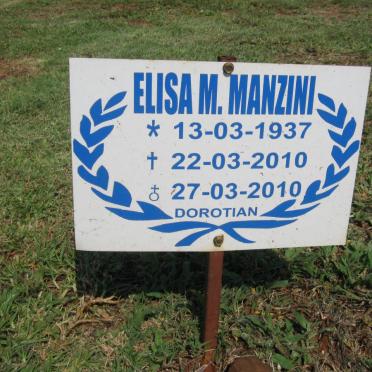 MANZINI Elisa M. 1937-2010