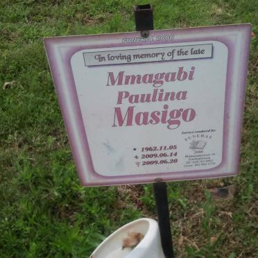 MAGISO Mmagabi Paulina 1962-2009