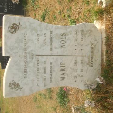 MARAIS Arnoldus Johannes 1924-2007 &amp; Maria Elizabeth Susanna 1925-1999