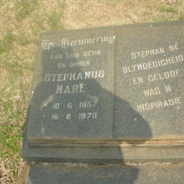 MARE Stephanus 1957-1973