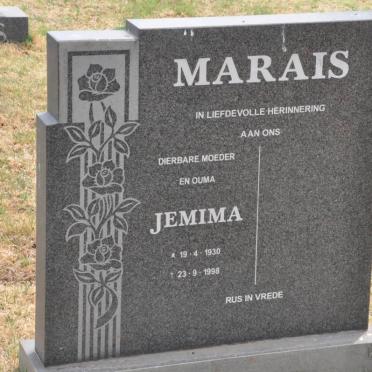 MARAIS Jemima 1930-1998