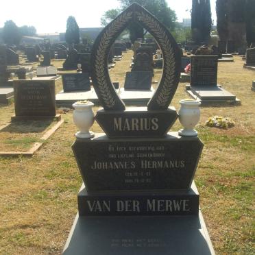 MERWE Johannes Hermanus, van der 1962-1983