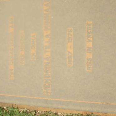 MINNAAR Hendrina 1887-1976