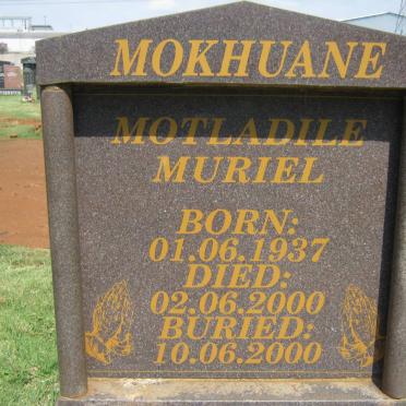 MOKHUANE Motladile Muriel 1937-2000