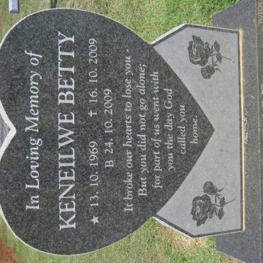 MOGALE Keneilwe Betty 1969-2009