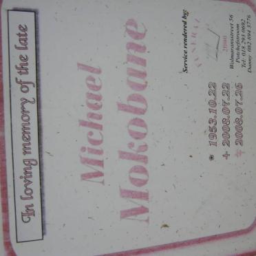 MOKOBANE Michael 1953-2008