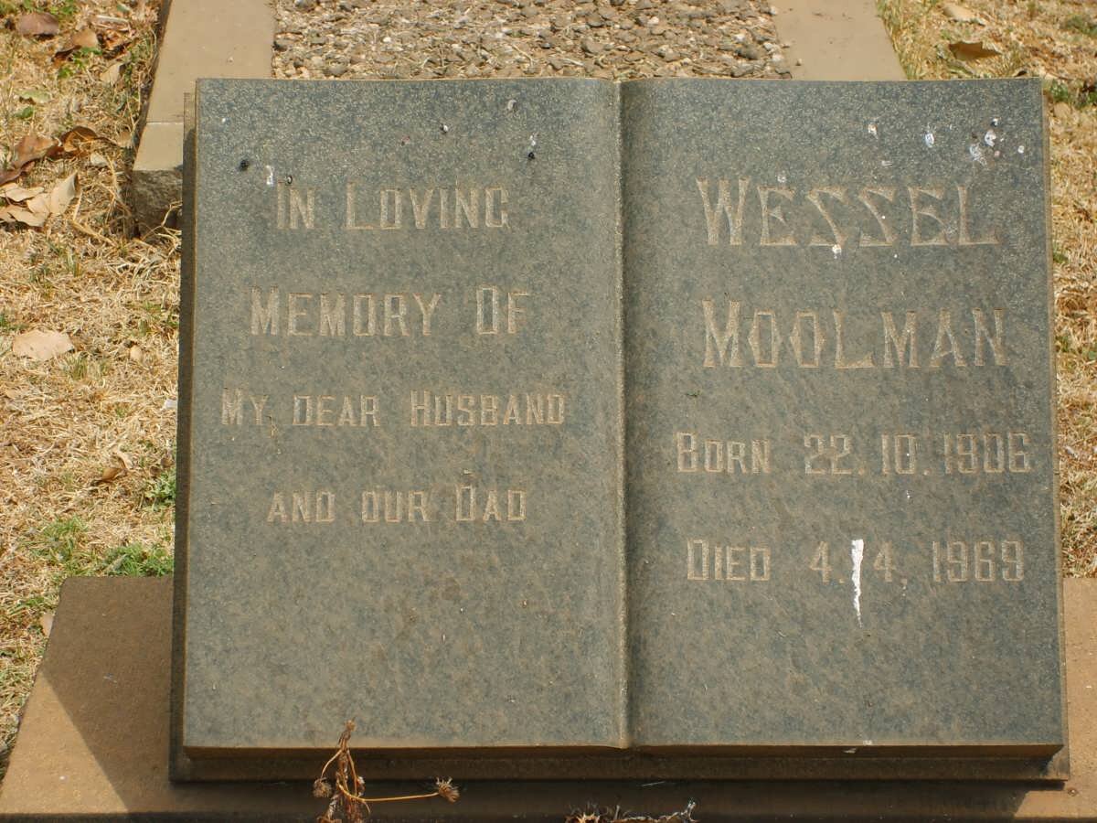 MOOLMAN Wessel 1906-1969