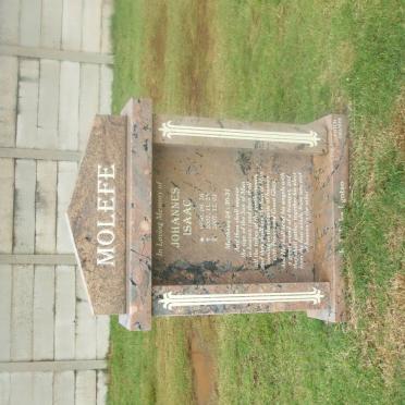 MOLEFE Johannes Isaac 1950-2007
