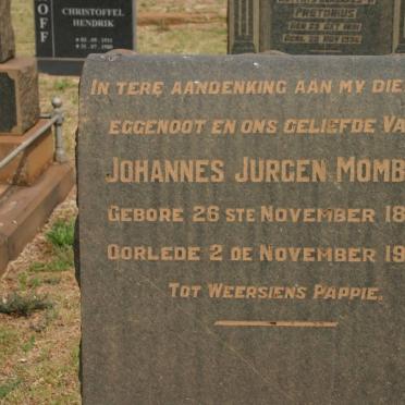 MOMBERG Johannes Jurgen 1889-1936