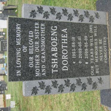 MOLOTHA Tshaboeng Dorothea 1953-2009