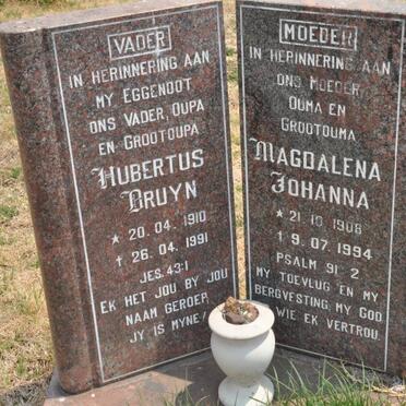 MOSTERT Hubertus Druyn 1910-1991 &amp; Magdalena Johanna 1908-1994