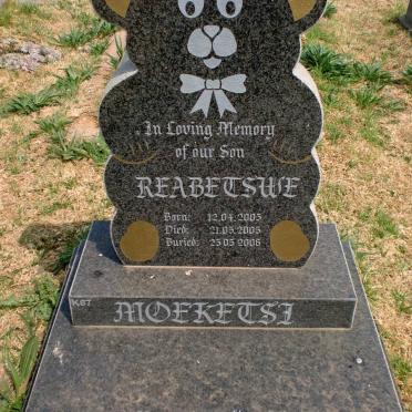 MOEKETSI Reabetswe 2005-2005