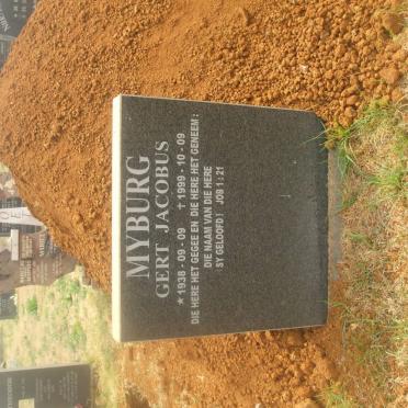 MYBURG Gert Jacobus 1938-1999