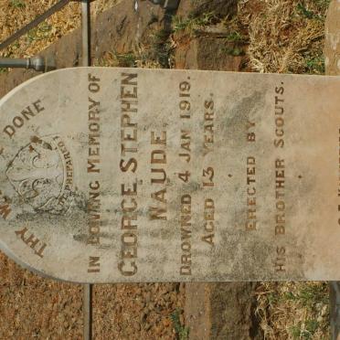 NAUDE George Stephen -1919