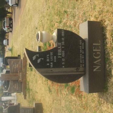 NAGEL Frederik Johannes 1950-1992