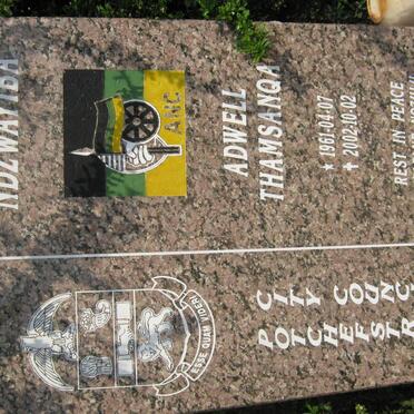 NDZWAYIBA Adwell Thamsanqa 1961-2002