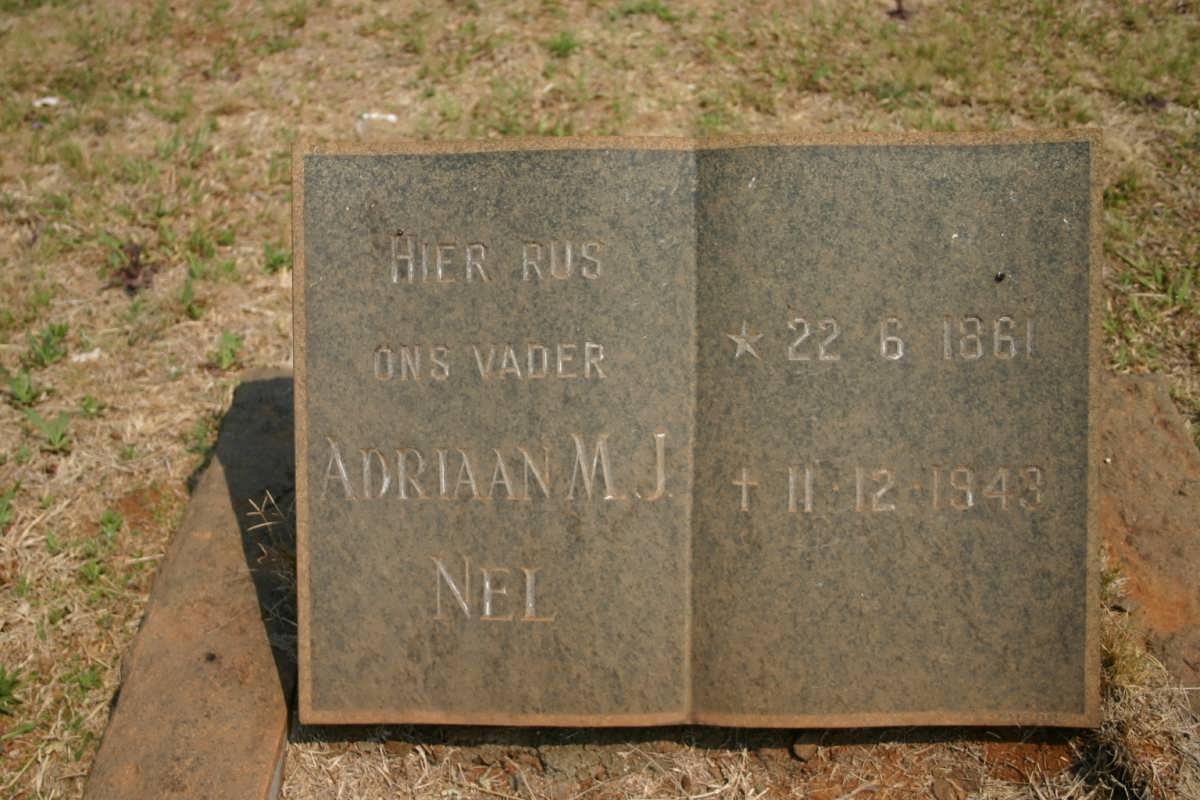 NEL Adriaan M.J. 1861-1943