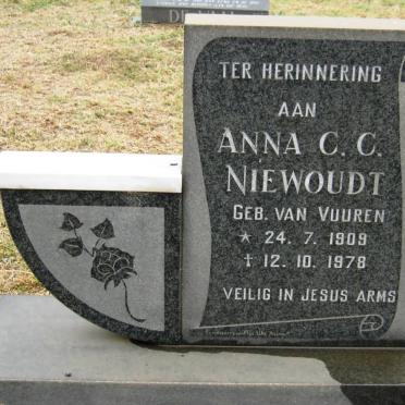 NIEWOUDT Anna C.C. nee VAN VUUREN 1909-1978