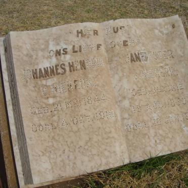 NIEKERK Johannes Hendrik, v. 1844-1910 &amp; Jane Ester BLACKIE 1850-1934