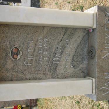 NIEKERK Pieter, van 1925-1993 &amp; Daba 1937-