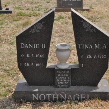 NOTHNAGEL Danie B. 1949-1996 &amp; Tina M.A. 1952-