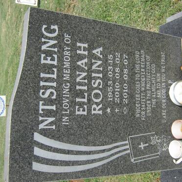 NTSILENG Elinah Rosina 1953-2010