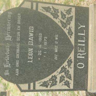 O'REILLY Leon Dawid 1953-1973