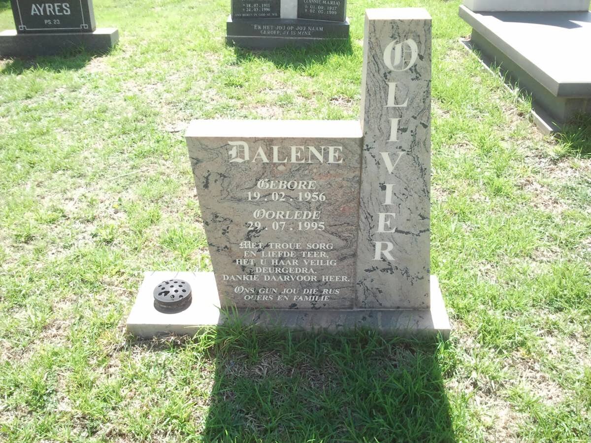 OLIVIER Dalene 1956-1995