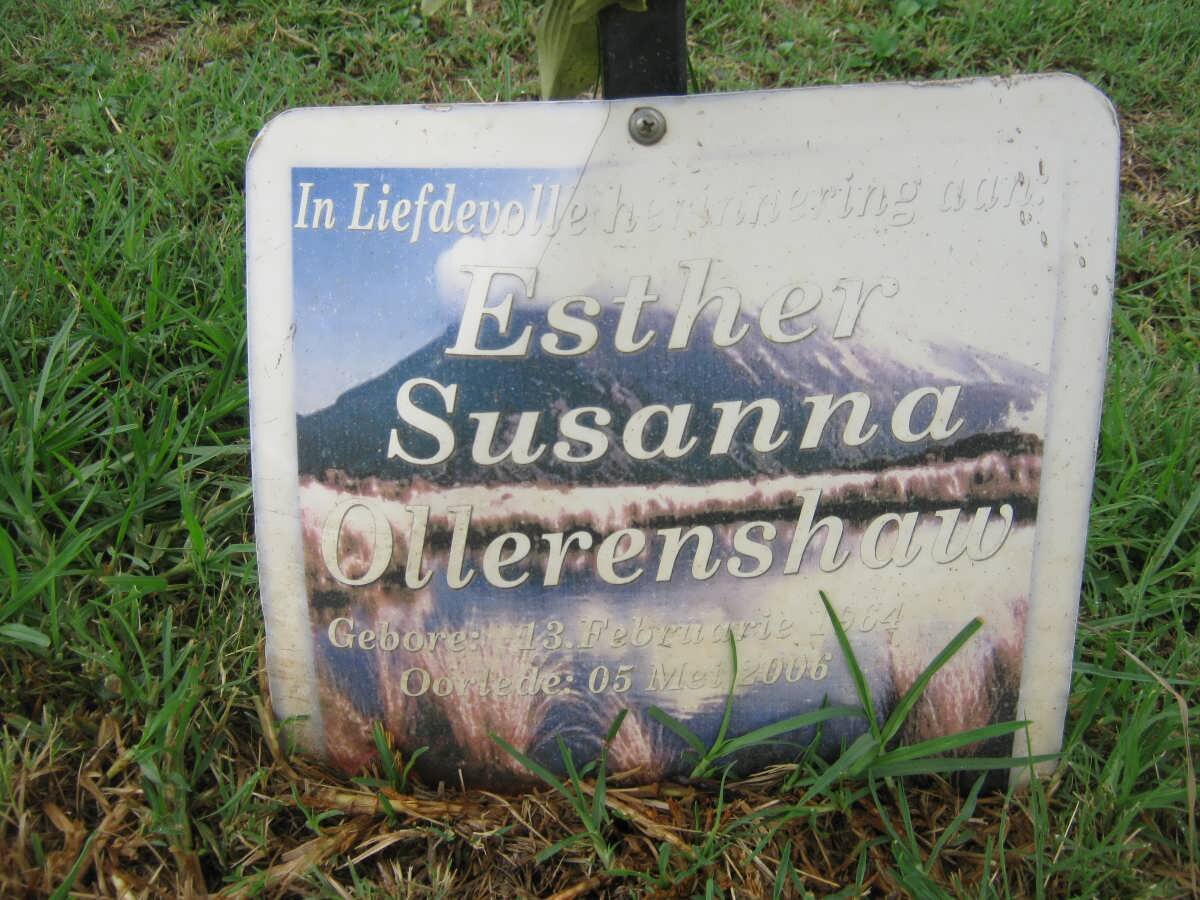 OLLERENSHAW Esther Susanna 1964-2006