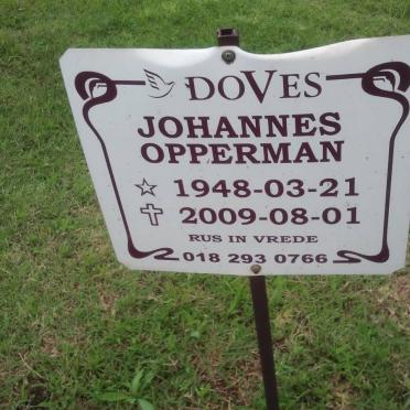 OPPERMAN Johannes 1948-2009