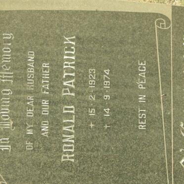 O' CONNOR Ronald Patrick 1923-1974