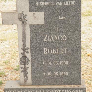 OUDTSHOORN Zianco Robert, van Reede van 1990-1990