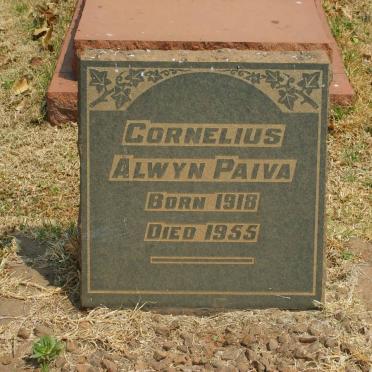 PAIVA Cornelius Alwyn 1918-1955