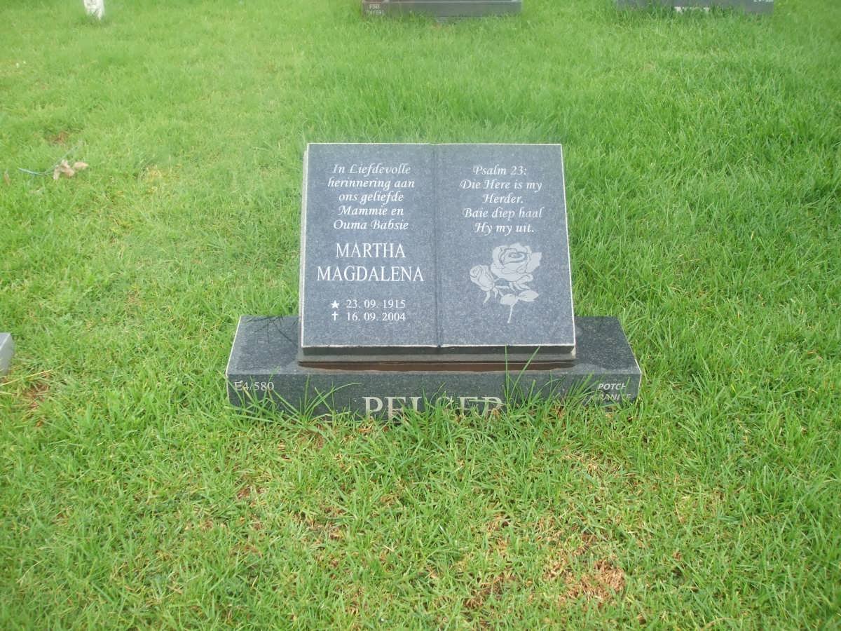 PELSER Martha Magdalena 1915-2004