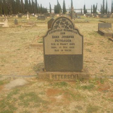 PETERSEN Anna Johanna 1889-1952