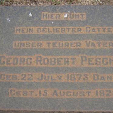 PESCHEL Georg Robert 1873-1928