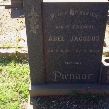 PIENAAR Abel Jacobus 1899-1973