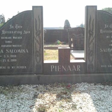 PIENAAR Salomom Jacobus 1903-1985 &amp; Maria Salomina 1908-2000