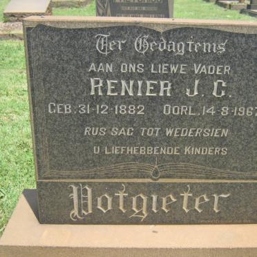 POTGIETER Renier J.C. 1882-1967