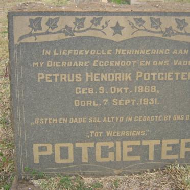 POTGIETER Petrus Hendrik 1868-1931