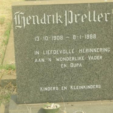 PRELLER Hendrik 1908-1988