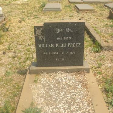 PREEZ Willem M., du 1904-1973