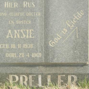 PRELLER Ansie 1938-1969
