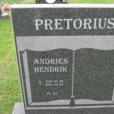 PRETORIUS Andries Hendrik 1936-2007